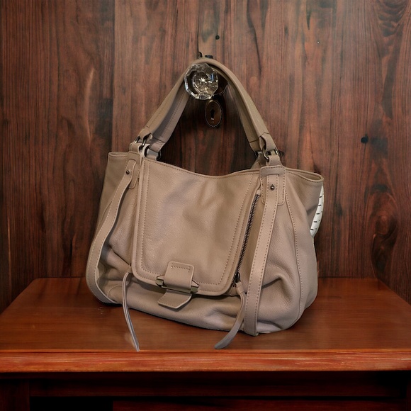 KOOBA JONNIE LEATHER SHOPPER in GARDENIA -TAN - Picture 6 of 7